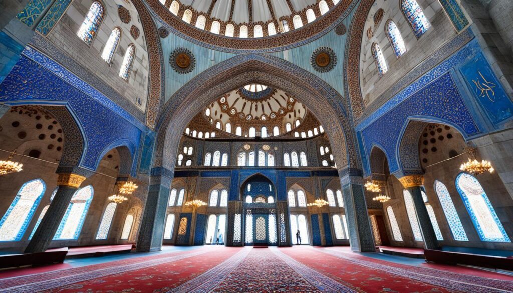 Blue Mosque interior Blue Mosque interior