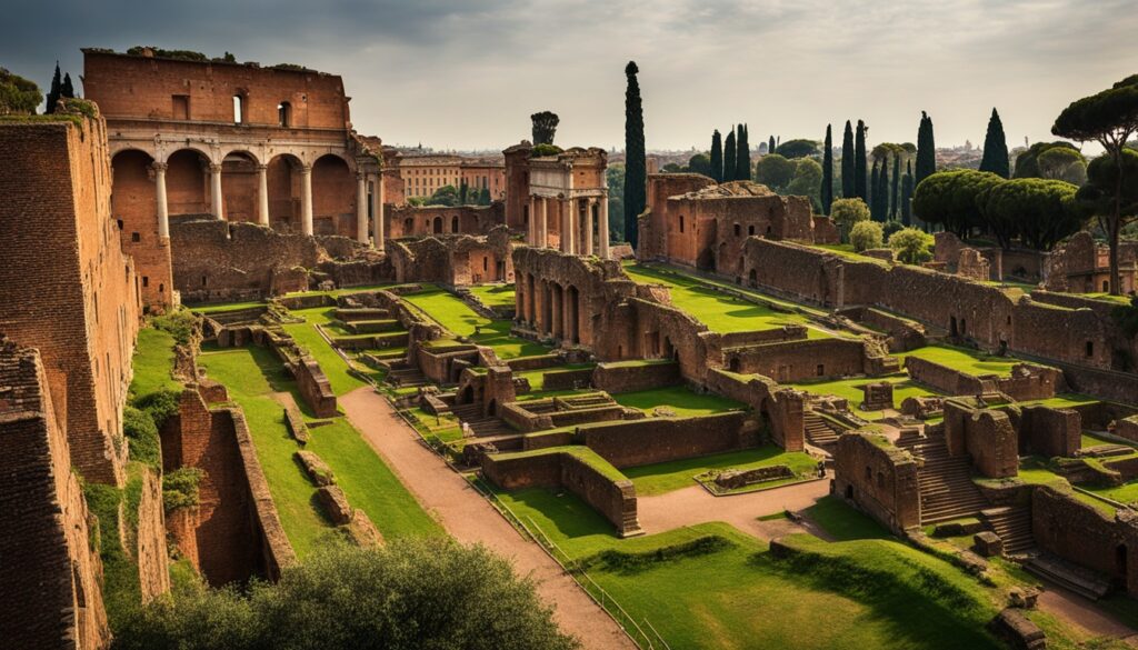 Palatine Hill ruins Palatine Hill ruins